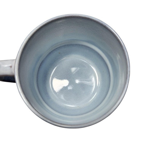 Boston Warehouse Stacking Up Stoneware 16 Oz Blue White Stacking Mugs *read Desc - Picture 11 of 14